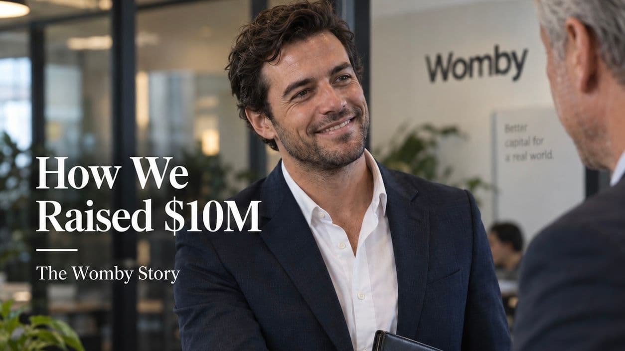 Womby CEO Clinton Nivard shares how Womby raised $10 million at a $50 million valuation using equity tokenization and VestaScan.